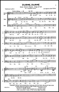 Durme, Durme SATB choral sheet music cover